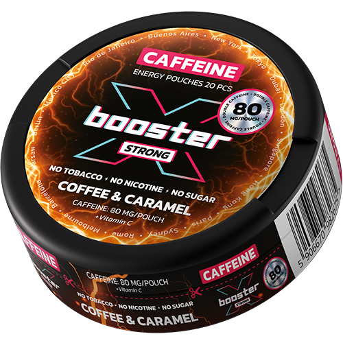 PRO Coffee & Caramel 80 mg ENERGY POUCHES