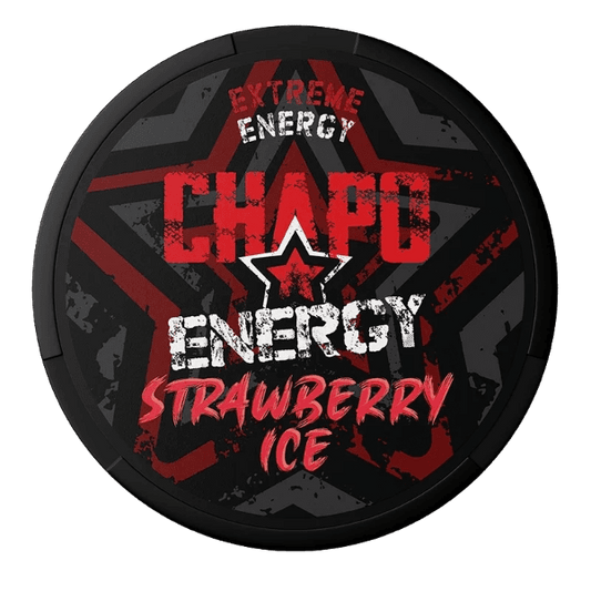 Strawberry Ice 75 mg ENERGY POUCHES