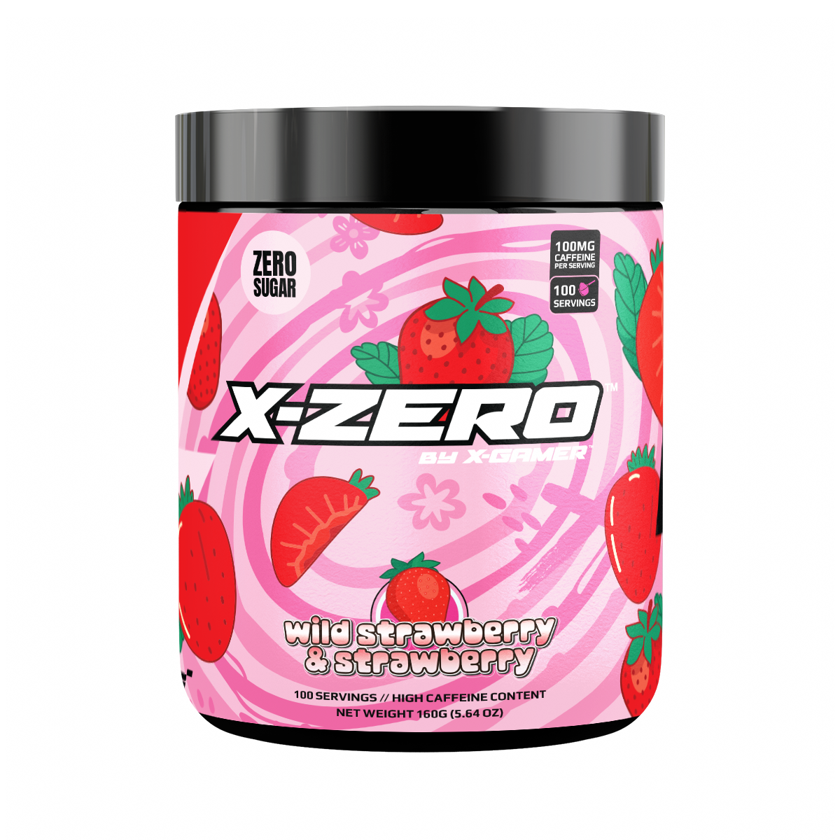 X-Zero Wild Strawberry & Strawberry(160G / 100 SERVINGS)