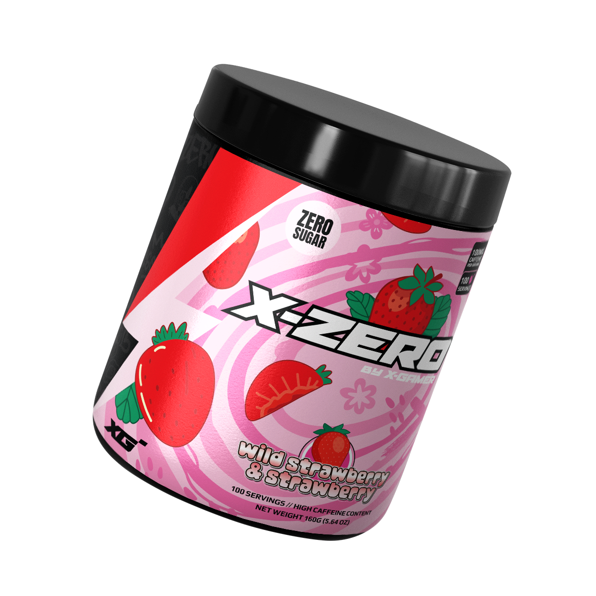 X-Zero Wild Strawberry & Strawberry(160G / 100 SERVINGS)